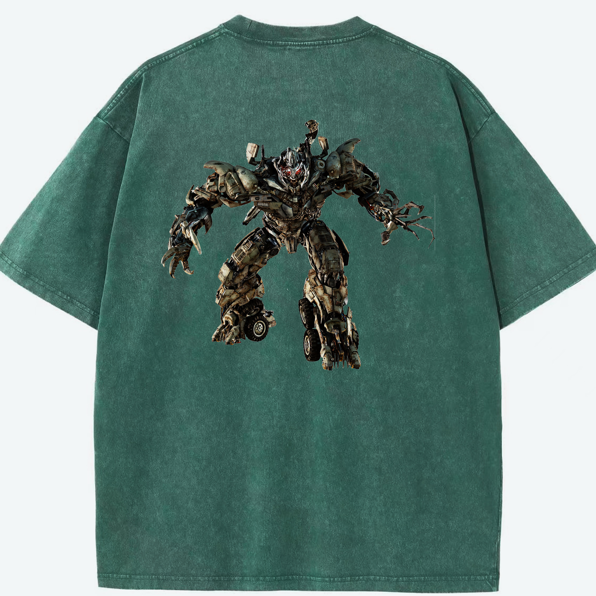 Transformers トランスフォーマー 綿100% ヴィンテージ風 半袖Tシャツ（背面プリント）